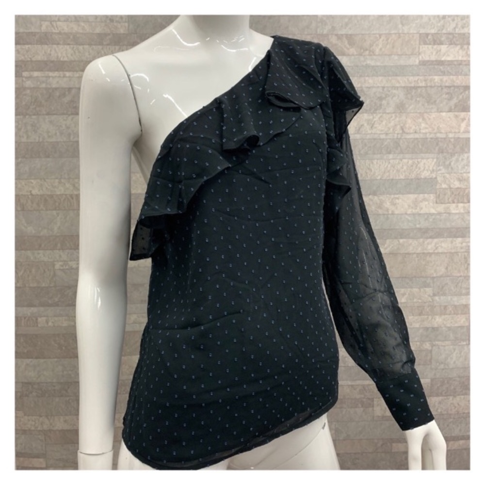 Avec Les Filles One Shoulder Blouse NWT - Picture 6 of 7
